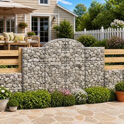 Practical Use of Arched Gabion Baskets at Home