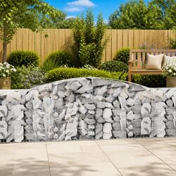 Practical Arched Gabion Baskets for Your Yard