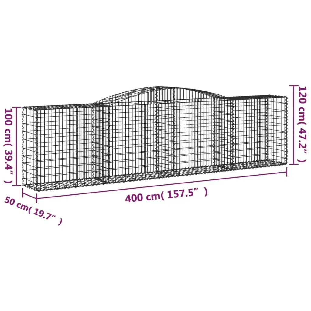 Arched Gabion Baskets for Various Uses
