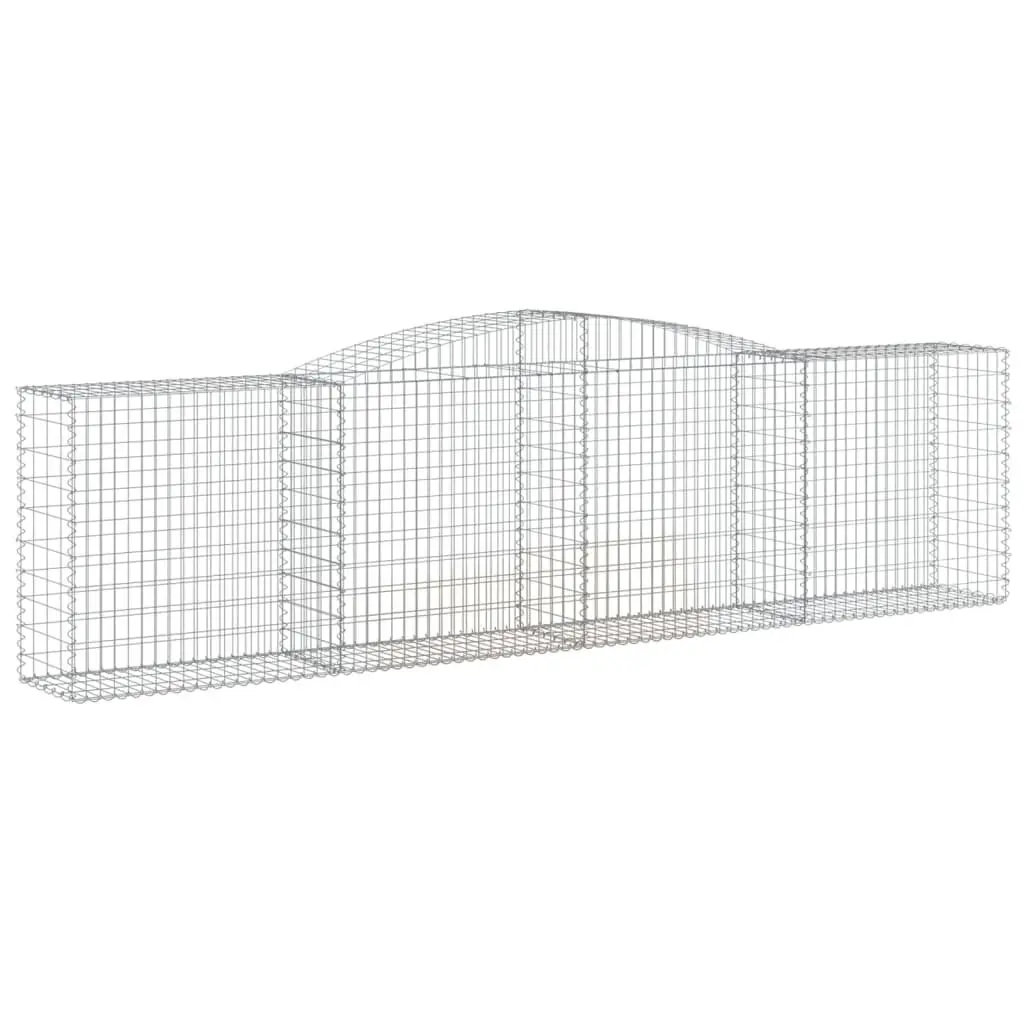 Arched Gabion Baskets Garden Retaining Wall Barrier Decorative Outdoor