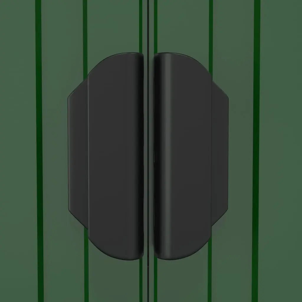 Garden Shed Galvanised Steel 192x772x223cm Green Outdoor Storage Tool House