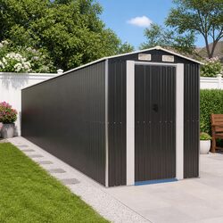 Functional Outdoor Garden Shed 192x102x223cm