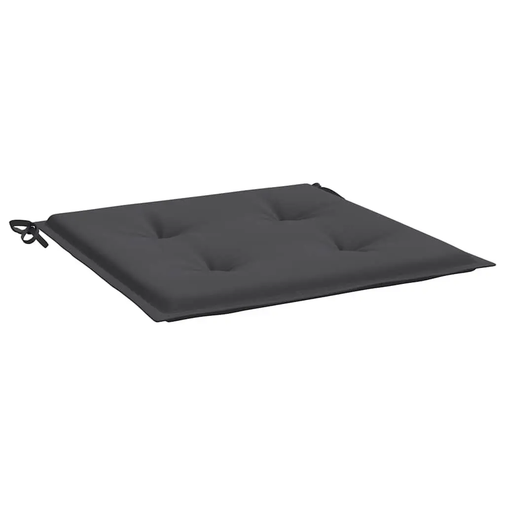 Outdoor Chair Cushions Oxford Fabric 50 x 50 cm Anthracite 6 Piece Set