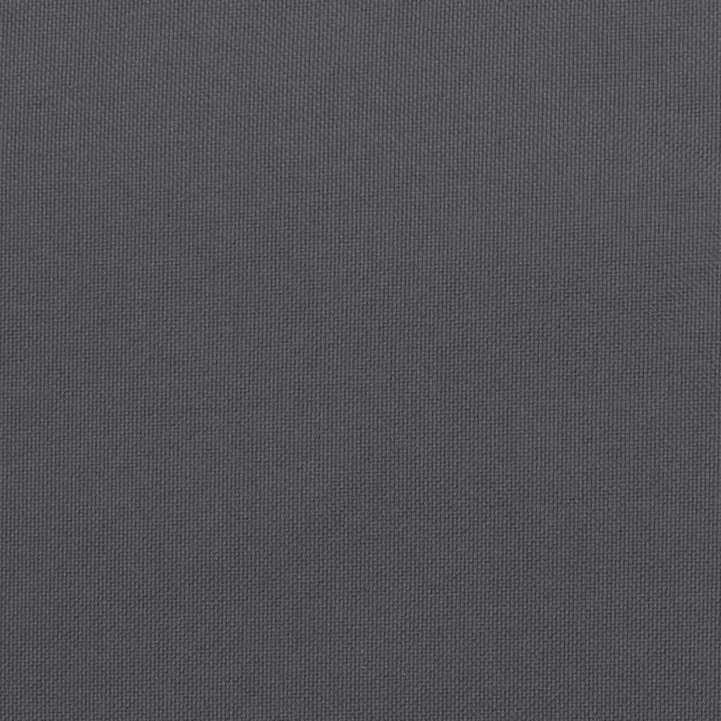 Garden Chair Cushions Oxford Fabric 100x50x3cm Anthracite Lowback Outdoor Patio Seat Pads