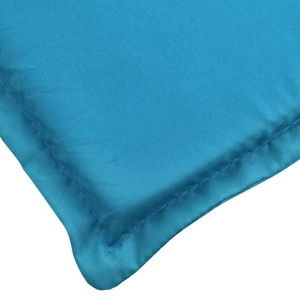 Sun Lounger Cushion Pad Outdoor Garden Patio Chair Seat Blue 186x58x4cm Oxford