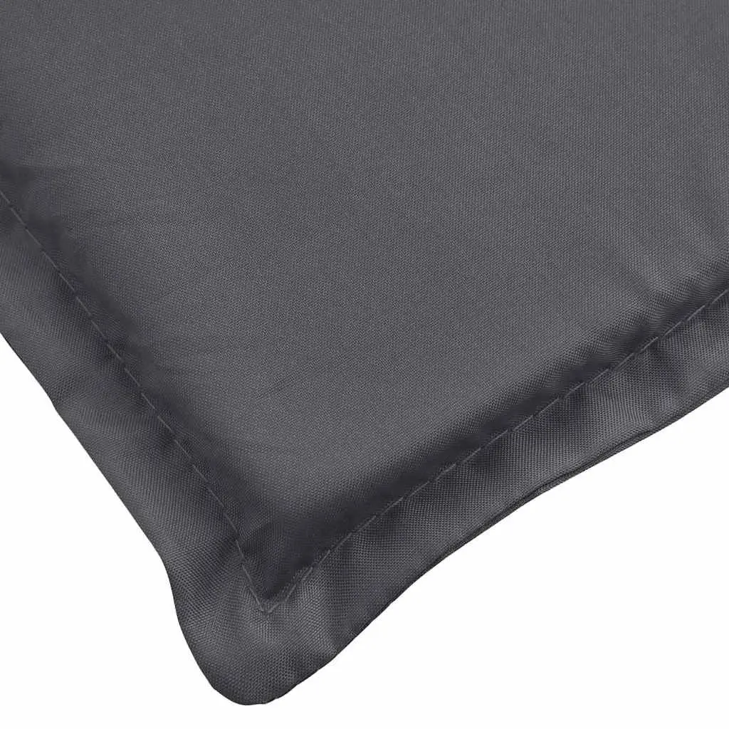 Sun Lounger Cushion Oxford Fabric 200x60x3cm Anthracite Outdoor Garden Patio Chair Pad