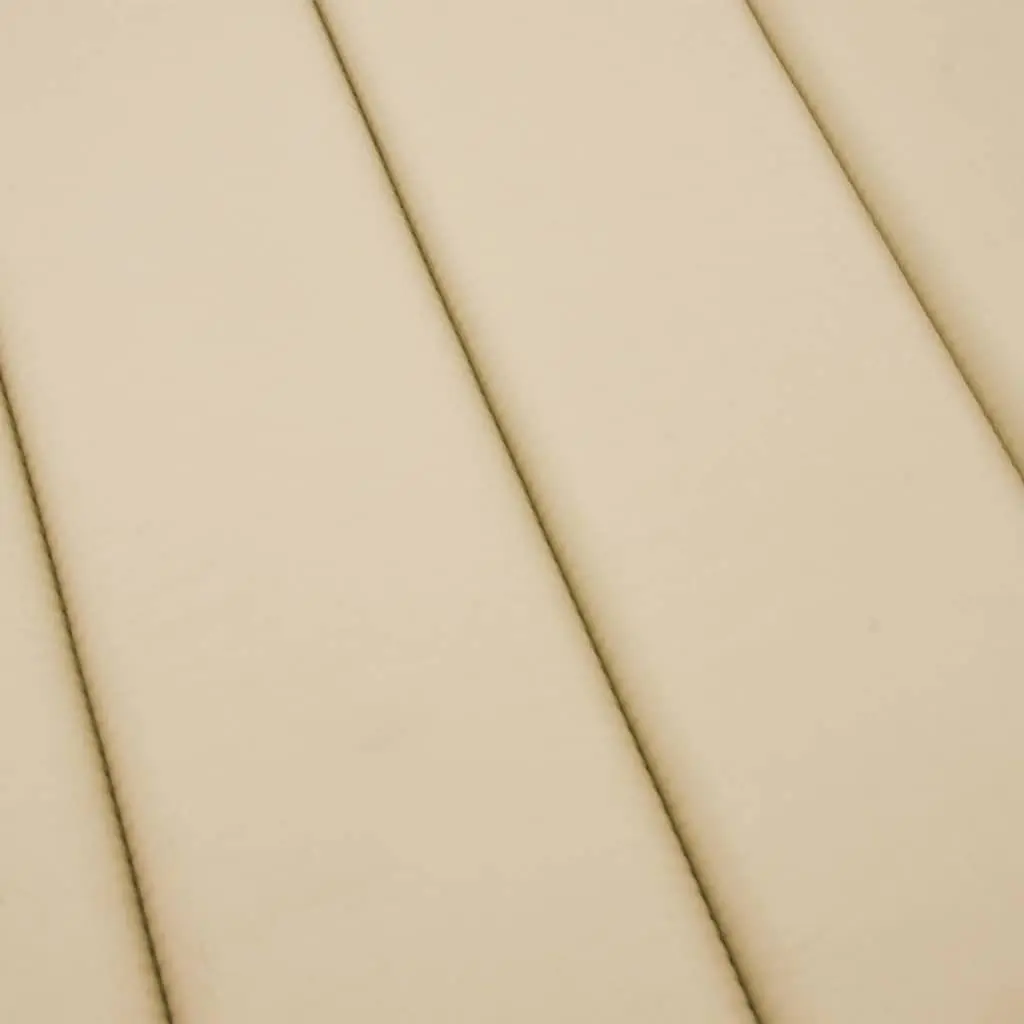 Sun Lounger Cushion Beige Outdoor Garden Patio Chair Pad 200x70x3cm