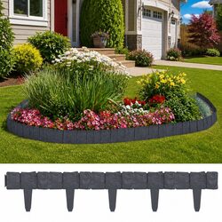 Practical 41-Piece Lawn Fence for Your Garden Needs