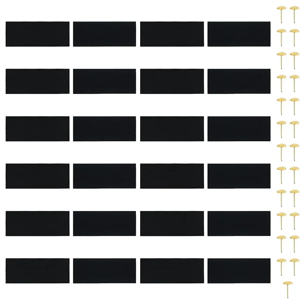 Insect Door Curtains 2 pcs with Magnet Blocks Black 210x90 cm Mesh Screen
