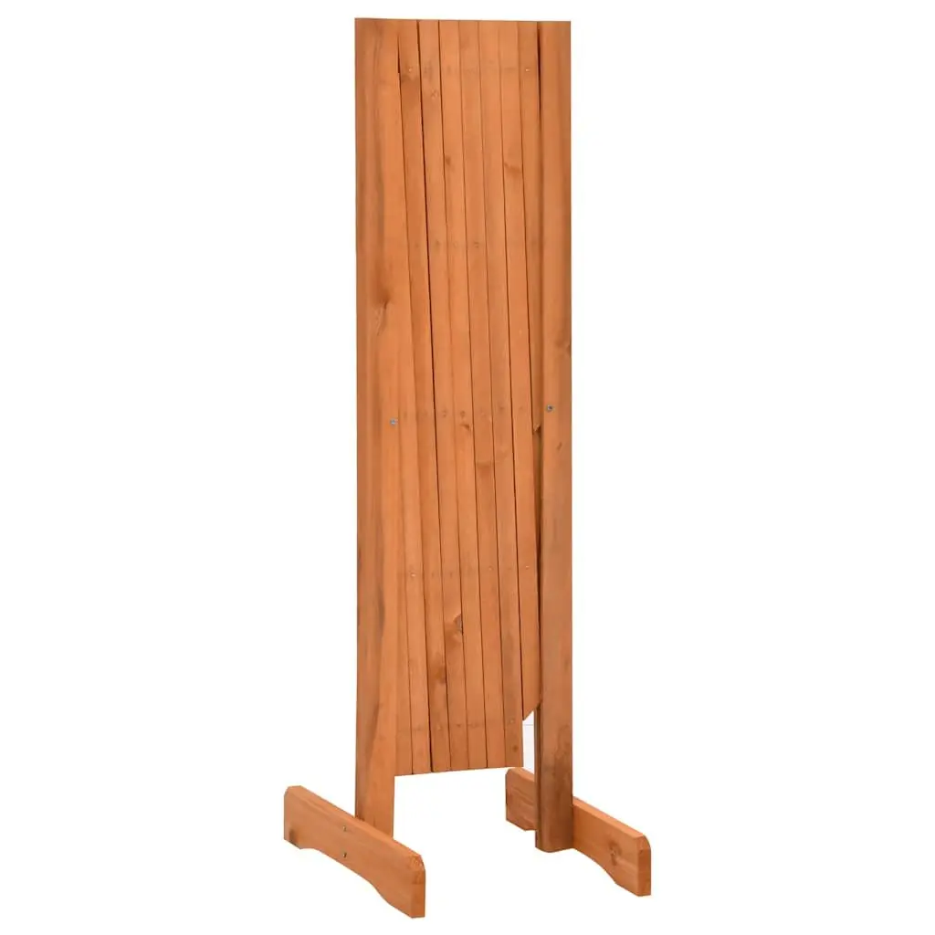 Wooden Garden Trellis Panel Expandable Outdoor Climbing Plant Support 150cm Orange