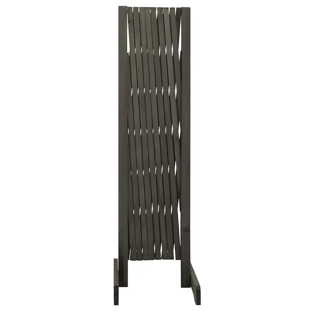Garden Trellis Fence Panel Solid Firwood Grey 180x100 cm Outdoor Climbing Plant Support