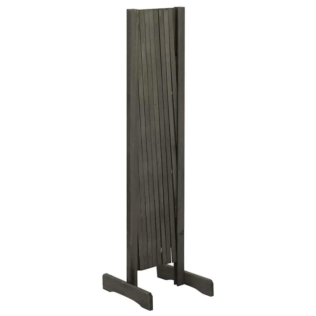 Garden Trellis Fence Panel Solid Firwood Grey 180x100 cm Outdoor Climbing Plant Support