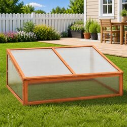 Functional Wooden Greenhouse 100x65x40 cm for Your Garden