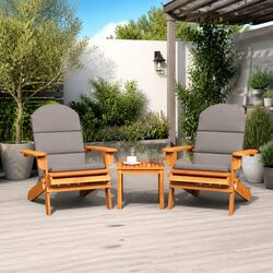 Practical Adirondack Garden Set for Relaxation
