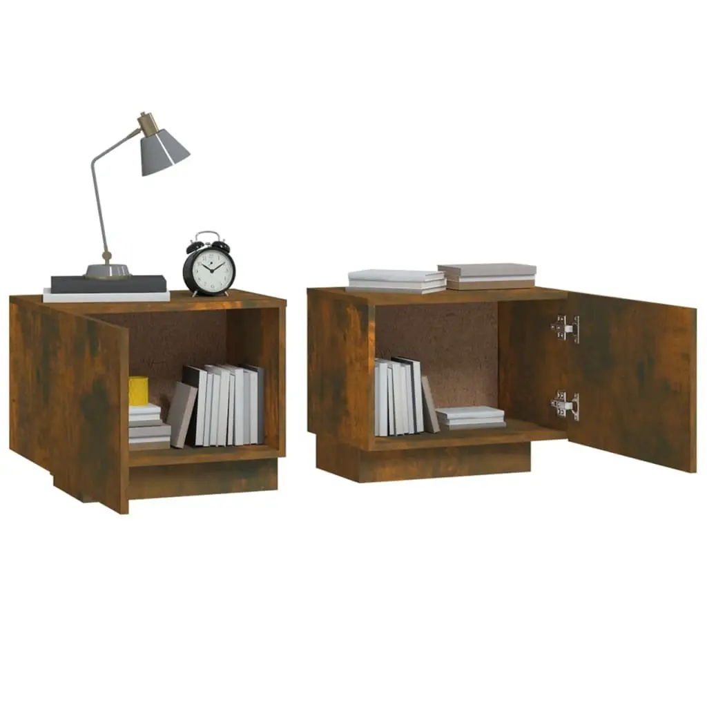 Bedside Cabinet Engineered Wood 100 x 35 x 40 cm Brown