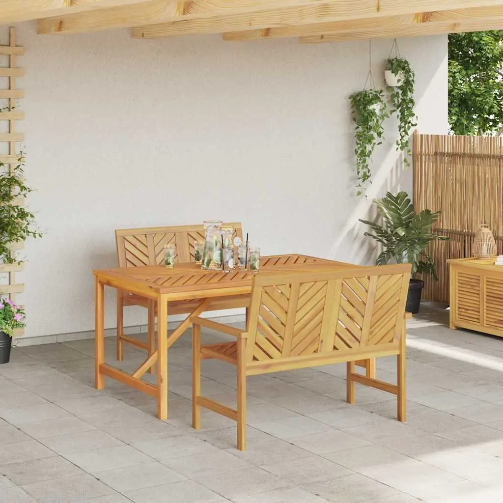 3-Piece Dining Set for Outdoor Use