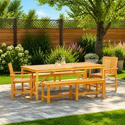 Functional 5-Piece Dining Set for Your Garden