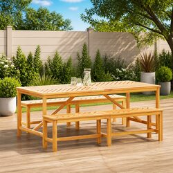 Versatile 3 Piece Dining Set for Your Outdoor Living