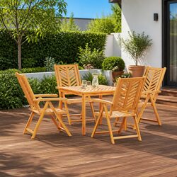 Ideal 5-Piece Dining Set for Your Outdoor Activities