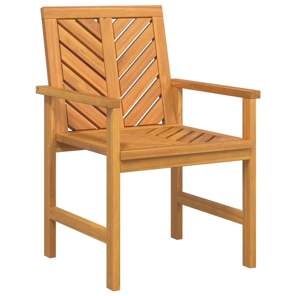Garden Lounge Set 5 Pieces Brown Acacia Wood Outdoor Furniture Patio Seating