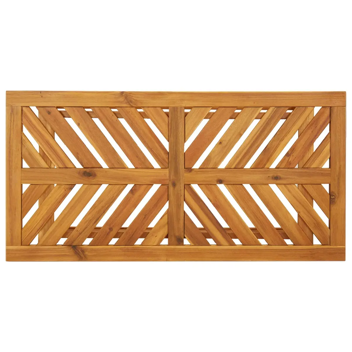 Garden Lounge Set 5 Pieces Brown Acacia Wood Outdoor Furniture Patio Seating