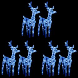 Practical 6-Piece Christmas Reindeer Outdoor Display