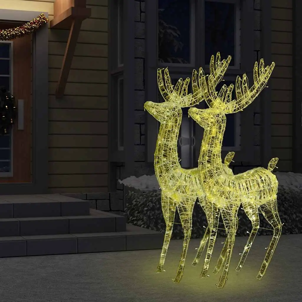 Acrylic Reindeer Lights for Holiday Displays