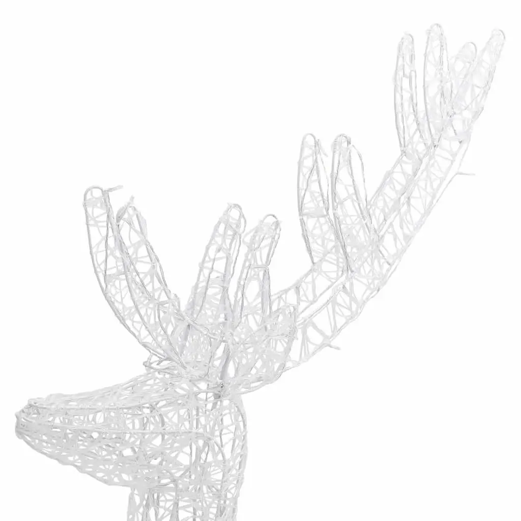 Reindeer Lights Acrylic 180cm Outdoor Garden Decoration 250 LED Warm White 3 Piece