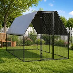 Practical Outdoor Chicken Cage 2x4x2m for Your Backyard