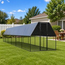 Practical Chicken Coop Cage 2x12x2 m for Backyard Use