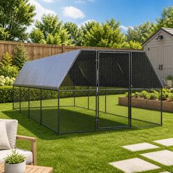 Outdoor Chicken Cage 3x8x2 m - Perfect for Your Backyard Chickens