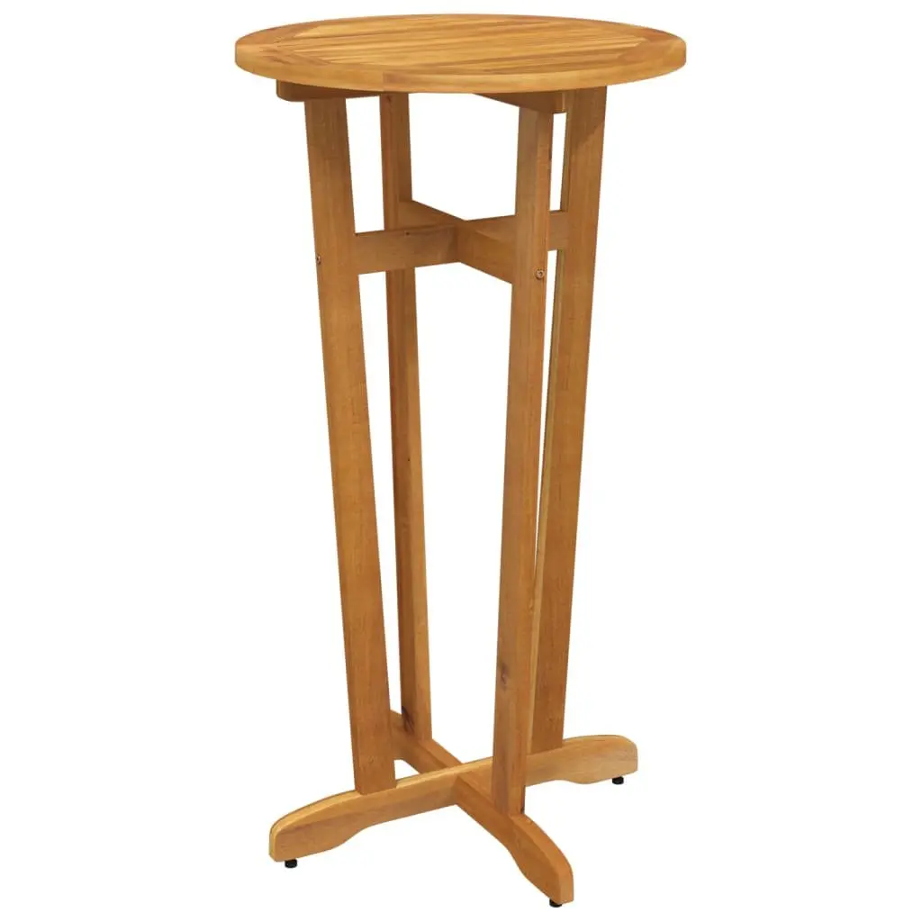 Garden Bar Set Solid Acacia Wood 5 Piece Outdoor Furniture Brown Dining