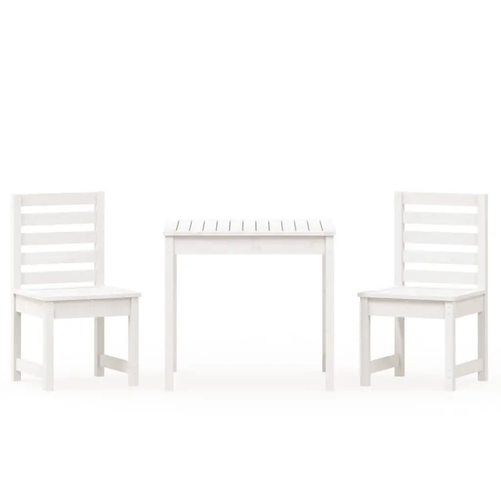White Bistro Set for Patios and Gardens