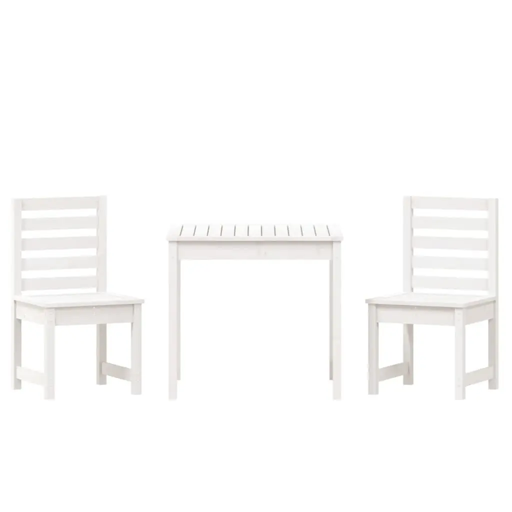 White Bistro Set for Patios and Gardens