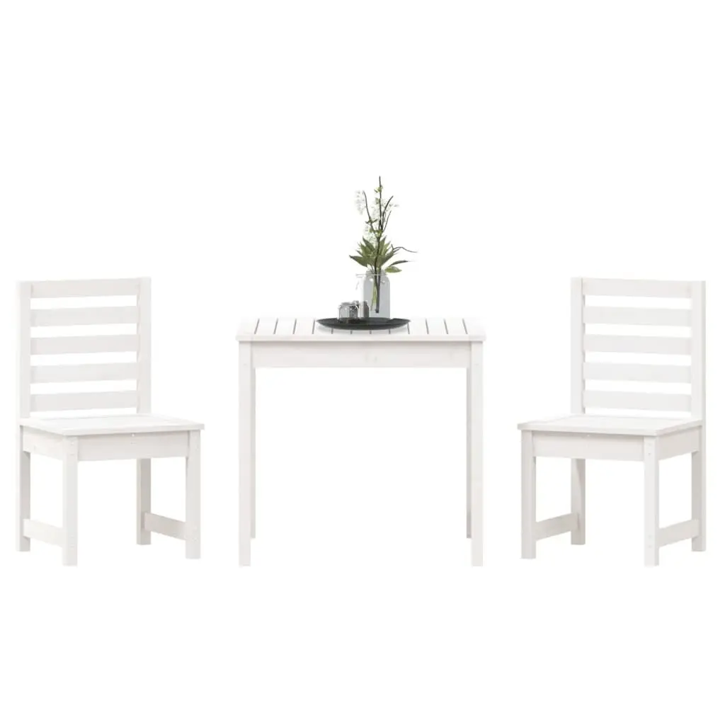 White Bistro Set for Patios and Gardens