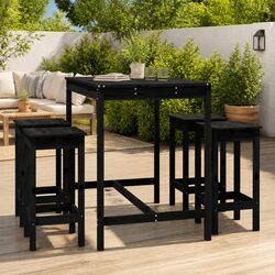 Practical 5 Piece Garden Bar Set for Outdoor Spaces