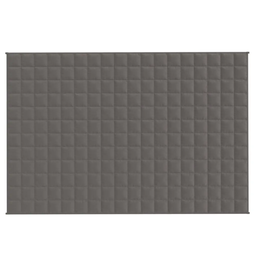 Weighted Blanket 5kg Grey 122x183cm Polyester Fabric Pressure Comforter