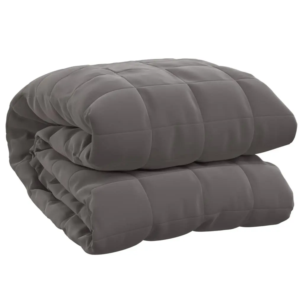 Weighted Blanket Grey Two-Sided Fabric 122x183cm 9kg Gentle Pressure Therapy