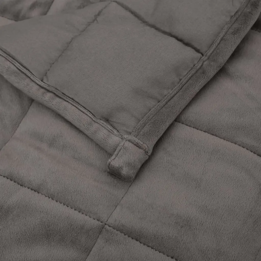 Weighted Blanket Grey Two-Sided Fabric 122x183cm 9kg Gentle Pressure Therapy