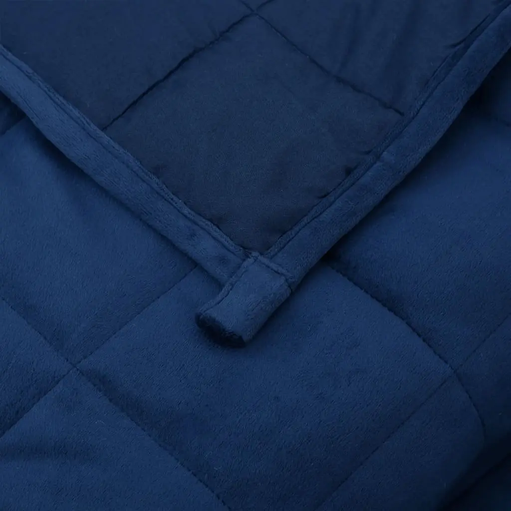 Weighted Blanket Blue 122x183 cm 5 kg Pressure Therapy Bedding