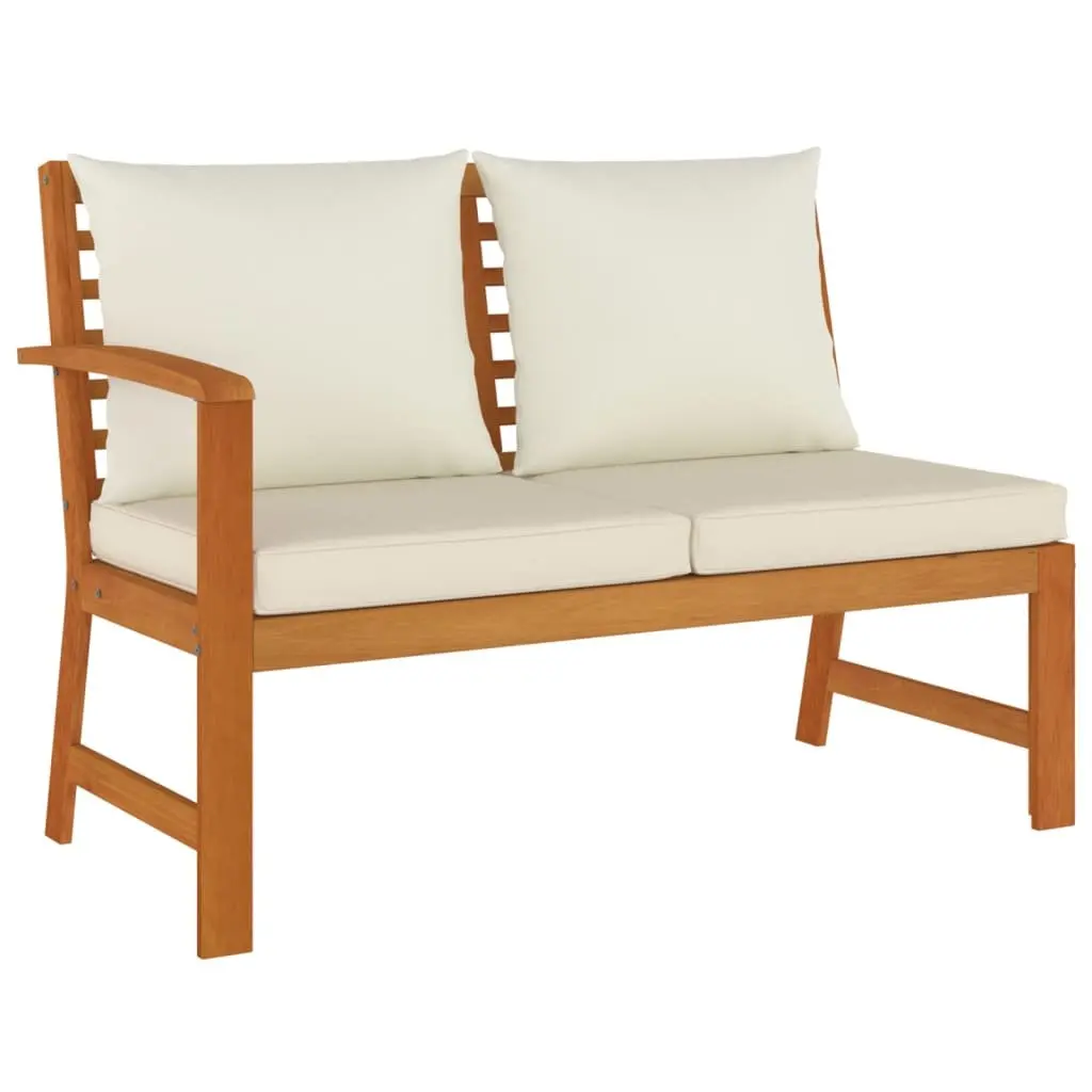 Outdoor Dining Set 11 Piece Garden Furniture Solid Wood Acacia with Cushions