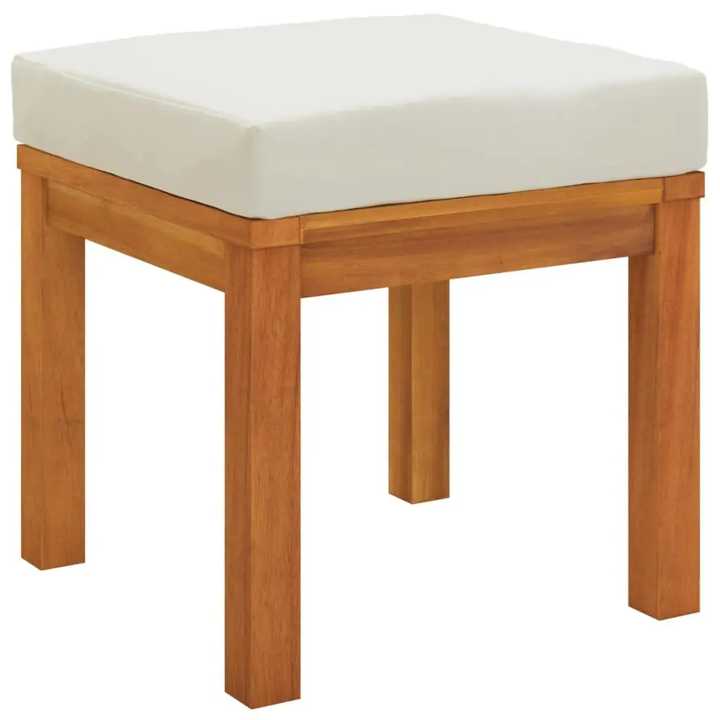 Outdoor Dining Set 11 Piece Garden Furniture Solid Wood Acacia with Cushions