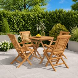 Practical 5-Piece Outdoor Dining Set for Every Gathering