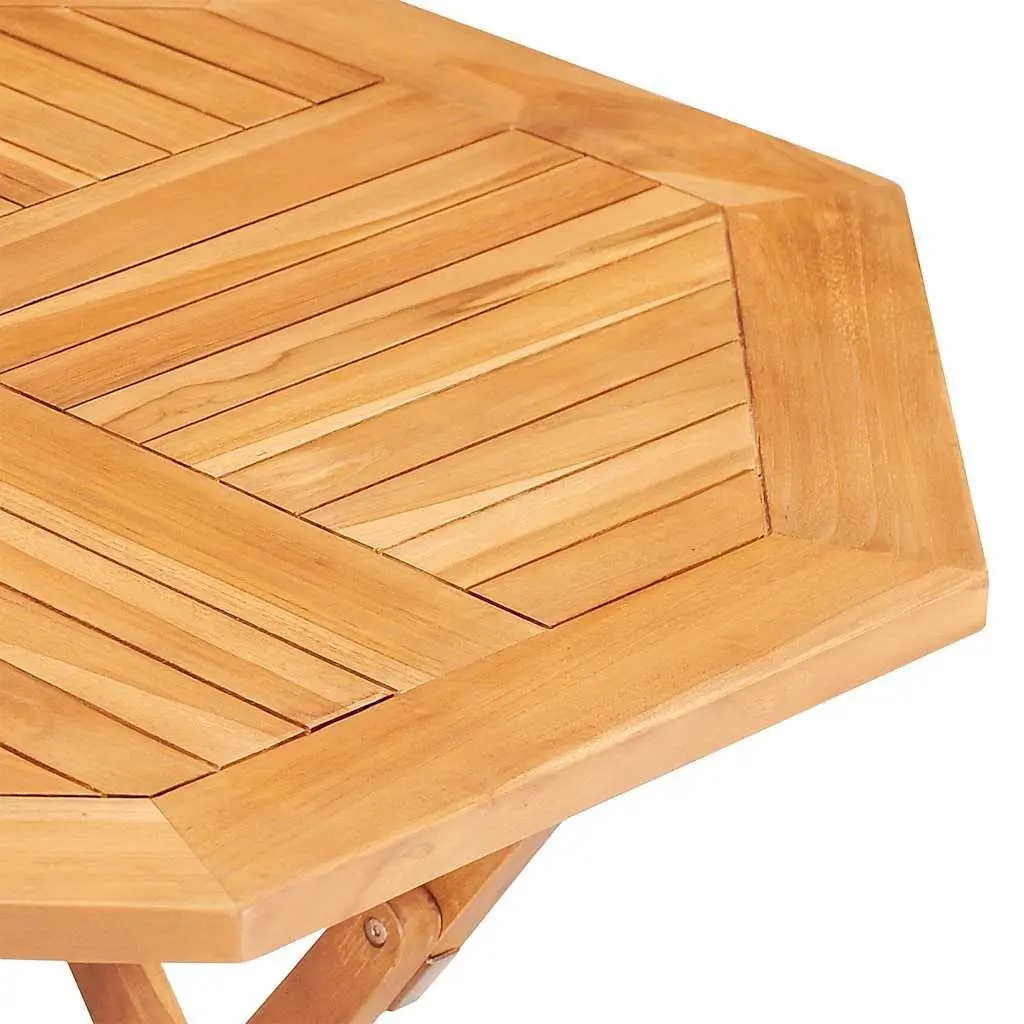 5-Piece Folding Wooden Garden Dining Set