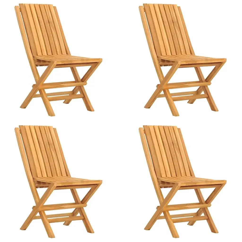 5 Piece Garden Dining Set Outdoor Furniture Table Chairs Brown Wood
