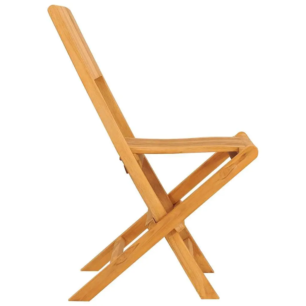 Folding Garden Chairs Solid Teak Wood 47 x 61 x 90 cm Brown 6 Piece