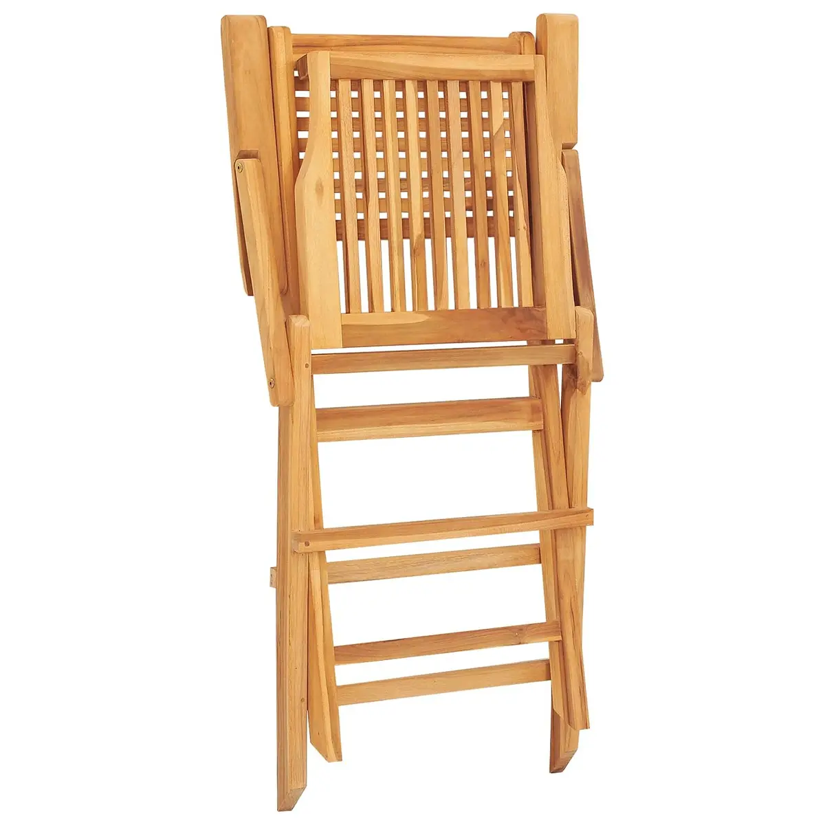 Folding Garden Chairs 8 Piece Set 55x62x90cm Outdoor Seating Solid Wood Teak