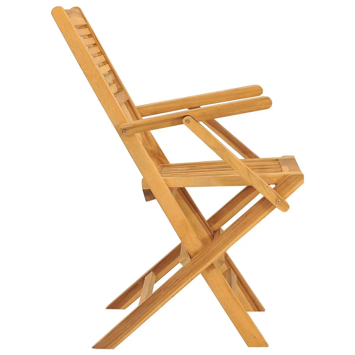 Folding Garden Chairs 8 Piece Set 55x62x90cm Outdoor Seating Solid Wood Teak