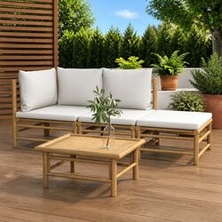 Bamboo Lounge Set: Perfect for Your Outdoor Gatherings