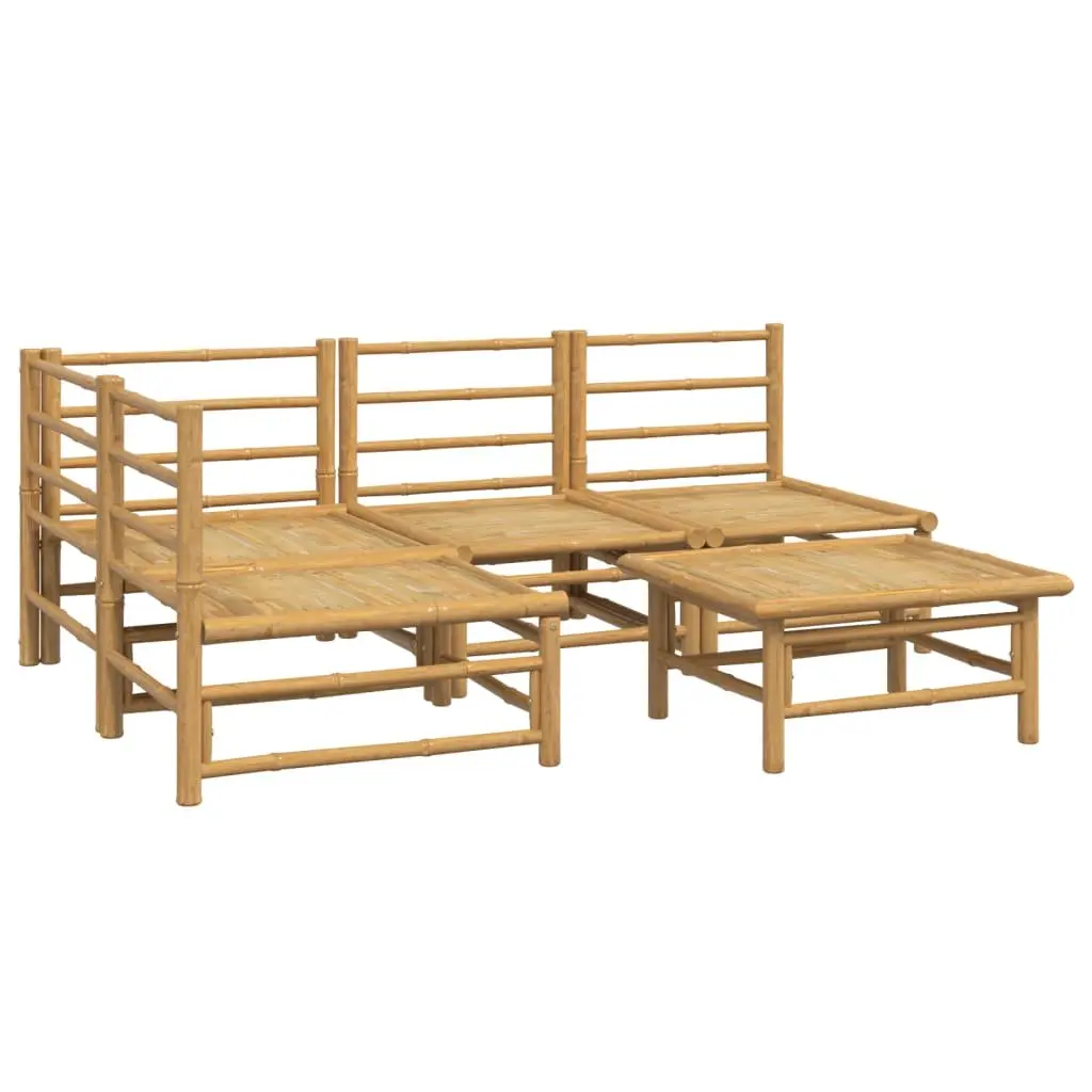 Bamboo Garden Set for Relaxation and Entertaining